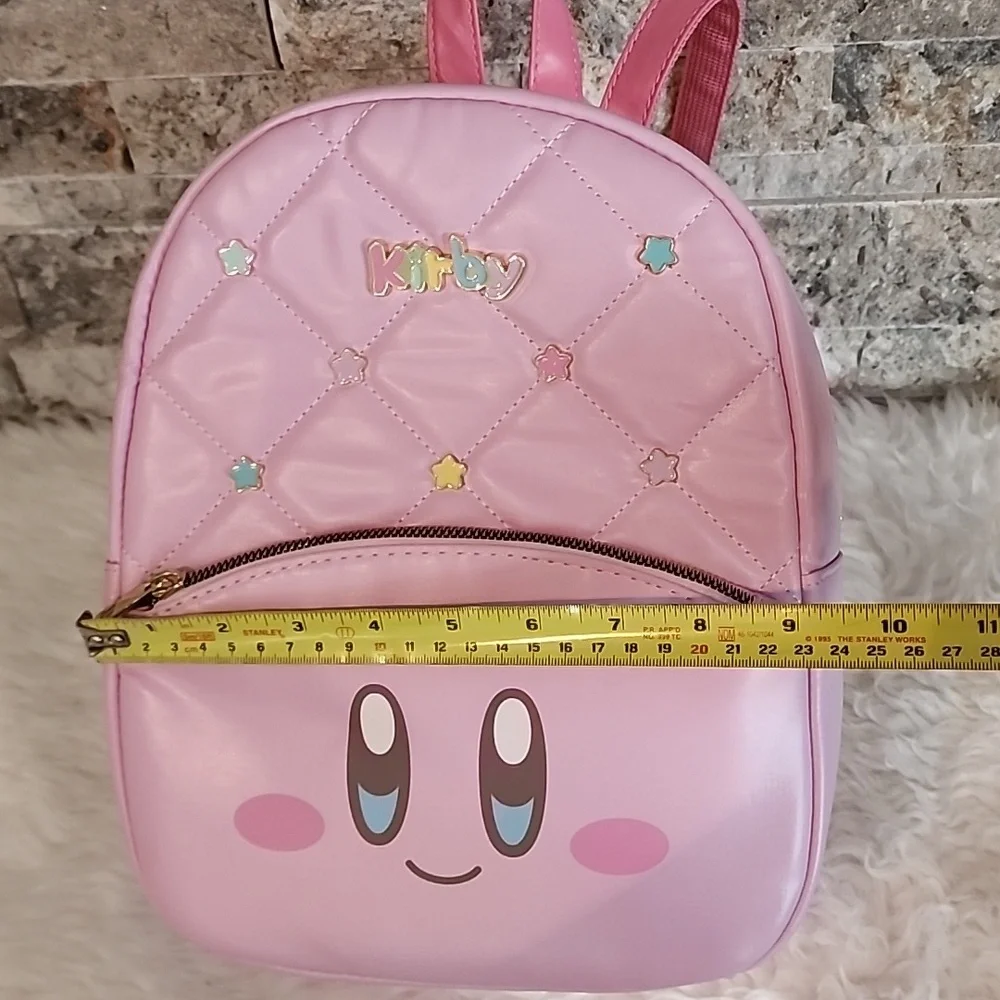 Kirby Cute Pink Kids Backpack